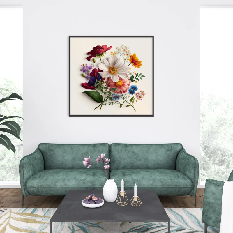 Buchet de flori - Tablou floral