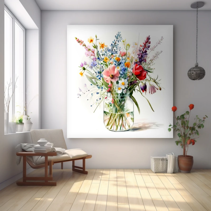 Buchet de flori - Tablou floral Buchet de flori - Tablou floral