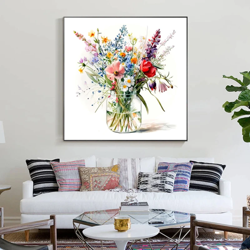 Buchet de flori - Tablou floral Buchet de flori - Tablou floral