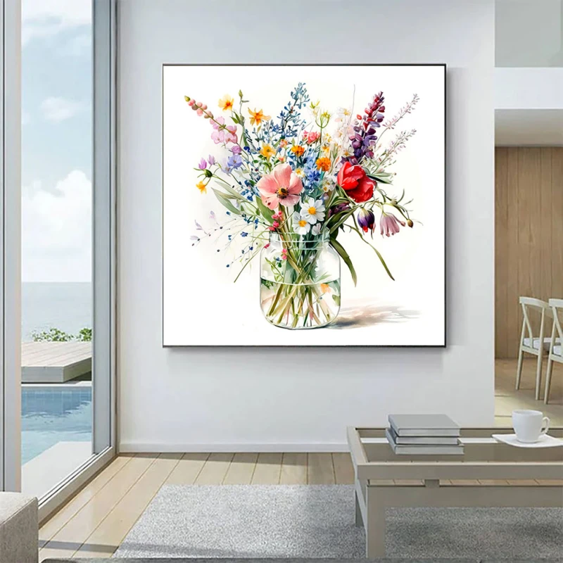 Buchet de flori - Tablou floral Buchet de flori - Tablou floral