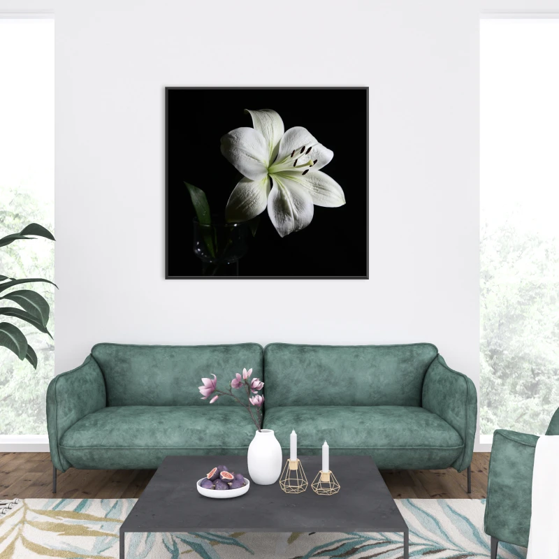 Crin alb - Tablou floral