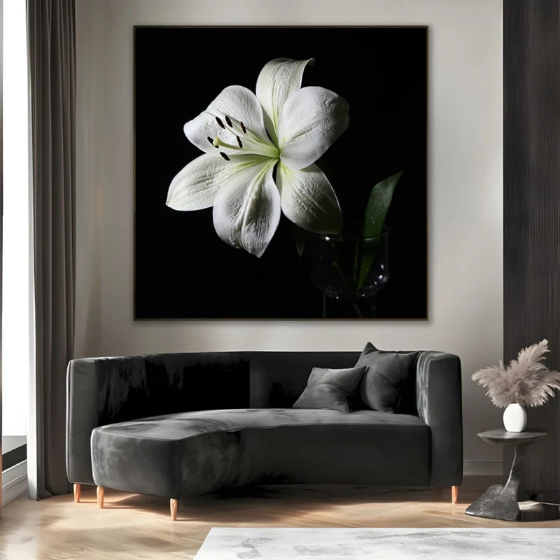 Crin alb - Tablou floral