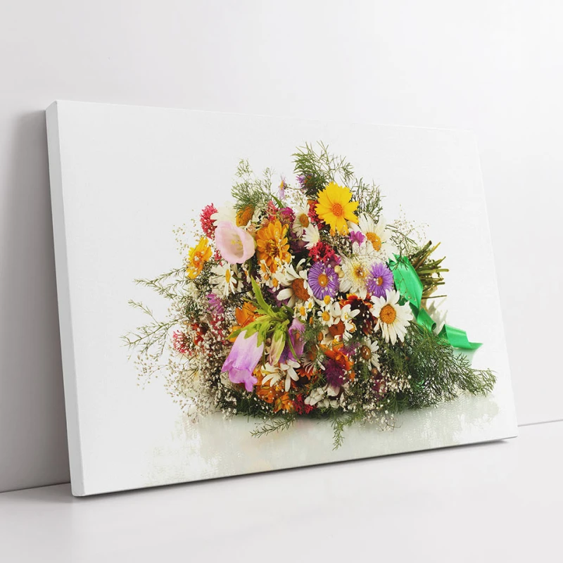 Buchet Stralucitor de Flori Salbatice - Tablou floral