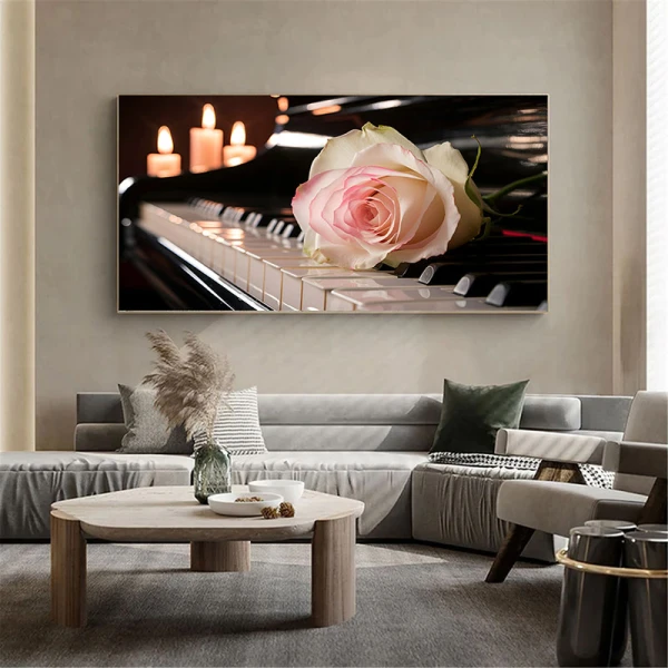 Adevăr în alb - Tablou cu flori