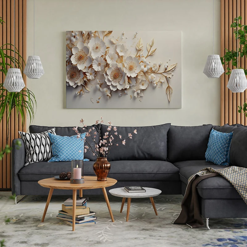 Bijuterii Florale - Tablou floral