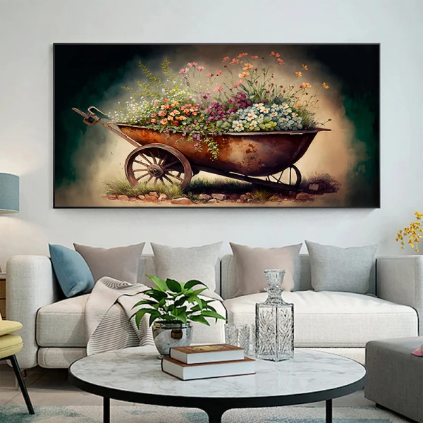 In Colbul Diminetii - Tablou floral