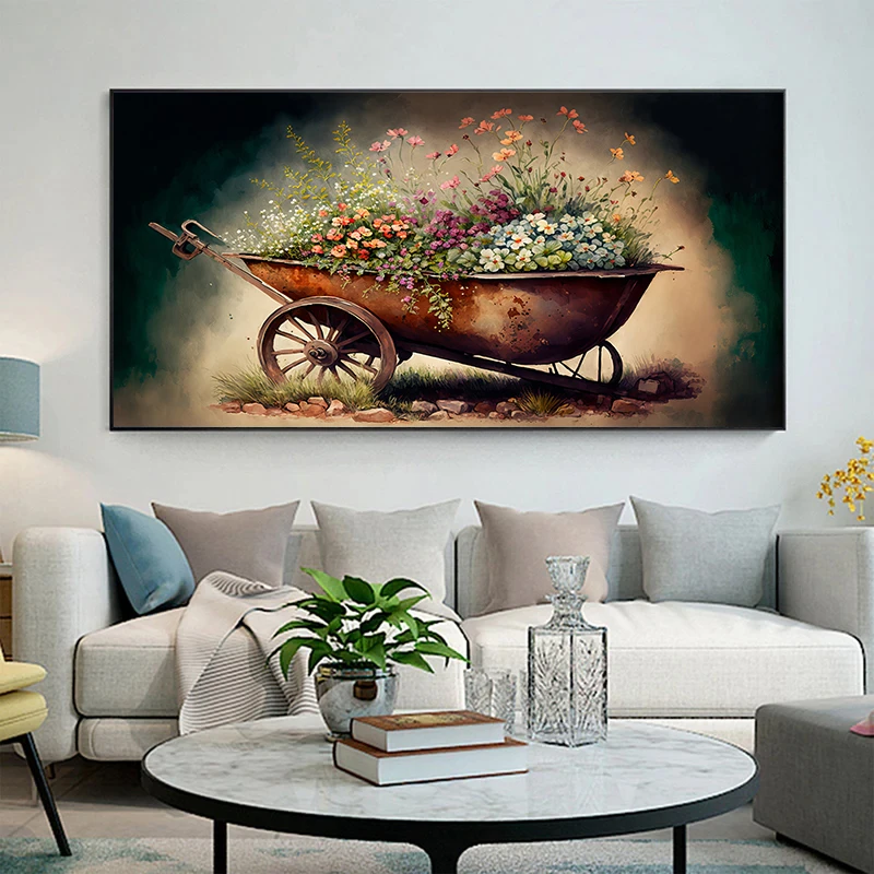 In Colbul Diminetii - Tablou floral