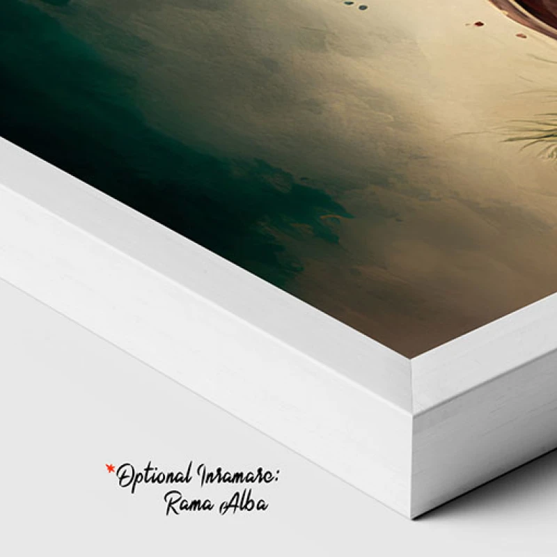 In Colbul Diminetii - Tablou floral