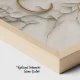 Tablou canvas cu flori - Serenada în Albastru, piesă de rezistență cu accent cromatic pentru spații zen sau birouri rafinate Tablou canvas cu flori - Serenada în Albastru, piesă de rezistență cu accent cromatic pentru spații zen sau birouri rafinate