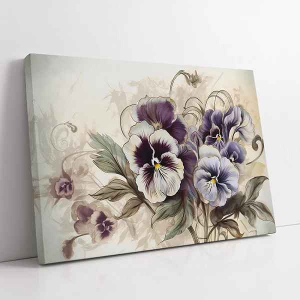 Tablou cu Flori pentru Living - Poezia Tainică a Primăverii, Canvas Premium Tablou cu Flori pentru Living - Poezia Tainică a Primăverii, Canvas Premium