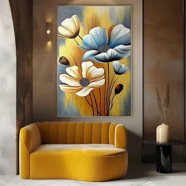 Tablou Canvas cu Flori - Primăvara Colorată, Energie și Vitalitate Tablou Canvas cu Flori - Primăvara Colorată, Energie și Vitalitate