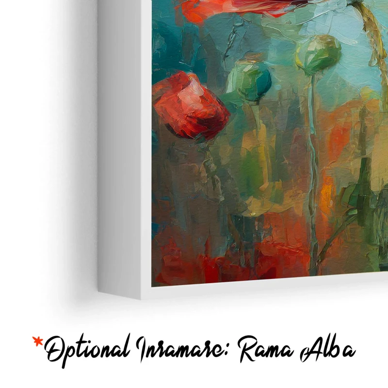 Acuarelă cu Maci - Tablou cu flori