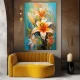 Tablou cu crini - Crini Imperiali, tablou cu flori modern perfect pentru living, dormitor sau birou