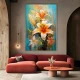 Tablou cu crini - Crini Imperiali, tablou cu flori modern perfect pentru living, dormitor sau birou