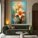 Tablou cu crini - Crini Imperiali, tablou cu flori modern perfect pentru living, dormitor sau birou