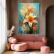 Tablou cu crini - Crini Imperiali, tablou cu flori modern perfect pentru living, dormitor sau birou