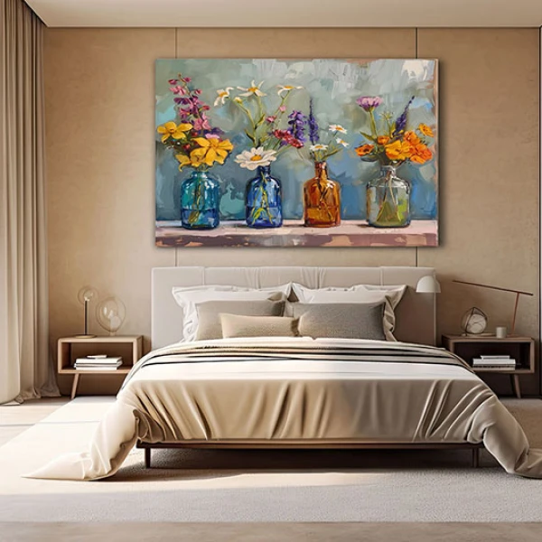 Tablou canvas cu flori de primăvară – Flori de Primăvară, decor floral elegant pentru living Tablou canvas cu flori de primăvară – Flori de Primăvară, decor floral elegant pentru living