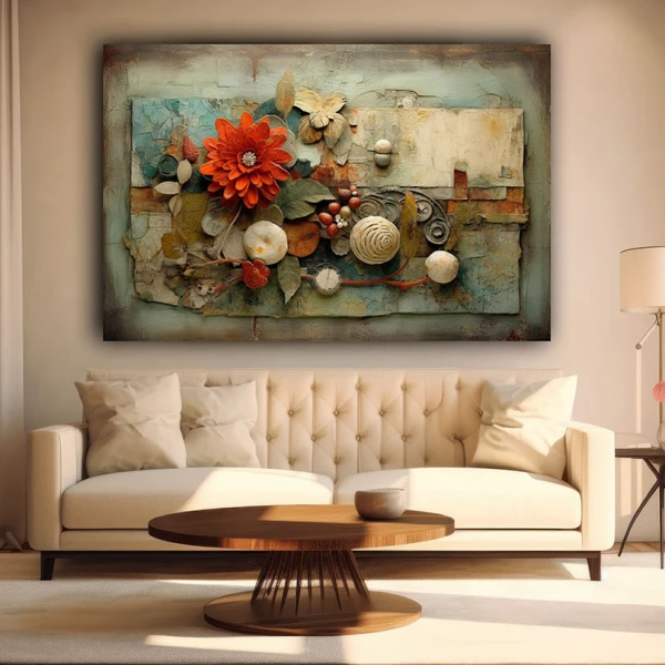 Comoara Colorata - Tablou cu flori