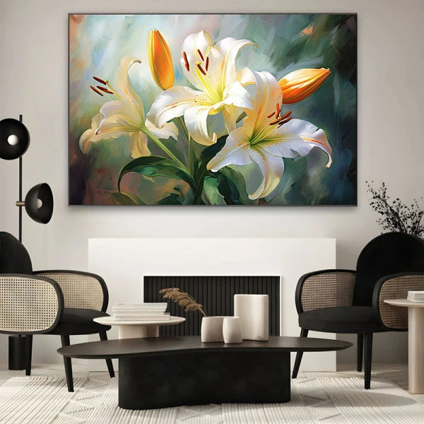 Tablou Canvas cu Flori - Pune-ți o Dorință, Magie și Delicatețe Tablou Canvas cu Flori - Pune-ți o Dorință, Magie și Delicatețe
