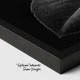 Tablou Modern Alb-Negru - Trandafirul Negru, Minimalist și Rafinat