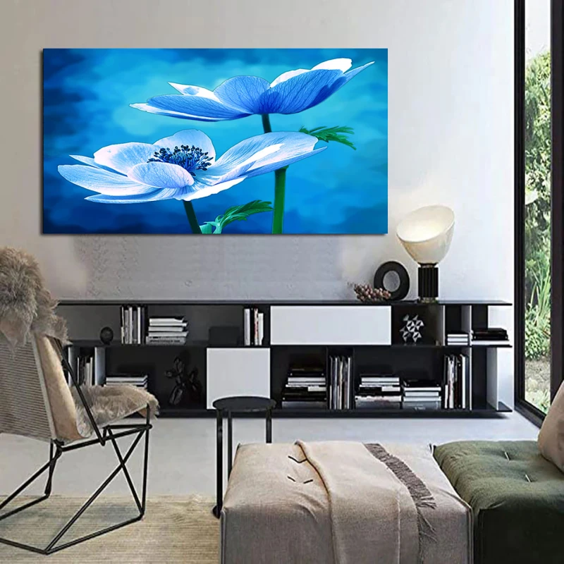 Anemone Albastre - Tablou cu flori Anemone Albastre - Tablou cu flori