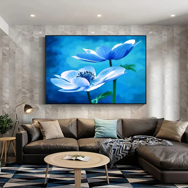 Anemone Albastre - Tablou cu flori