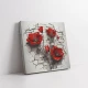 Ziduri Daramate - Tablou floral