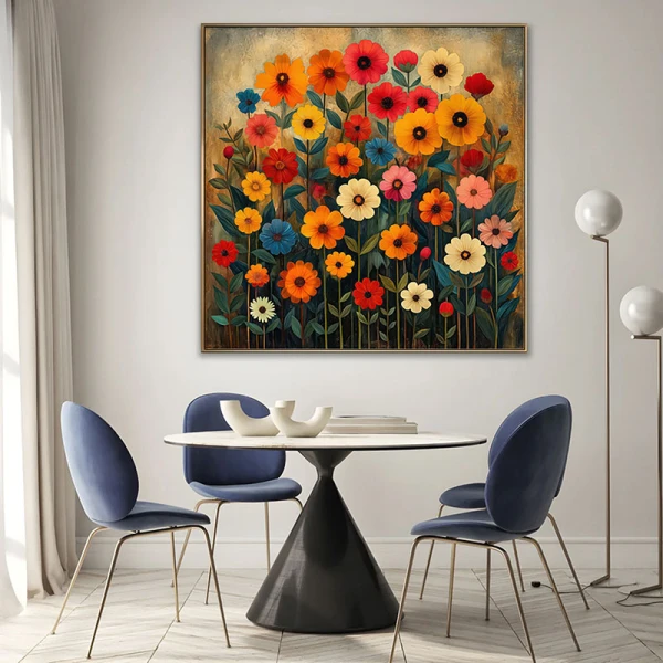 Flower Storm - Tablou floral Flower Storm - Tablou floral