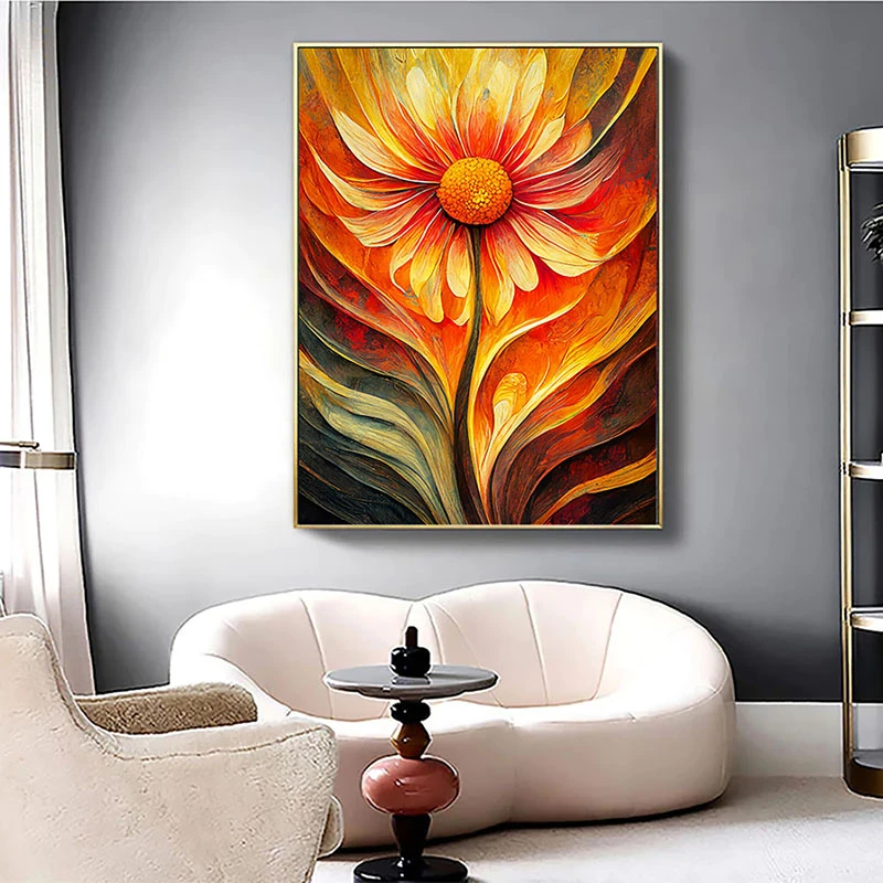 Petale Aurii - Tablou floral