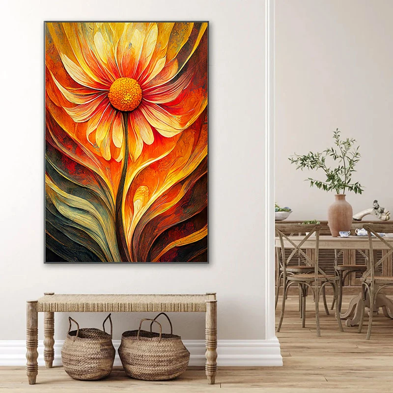 Petale Aurii - Tablou floral