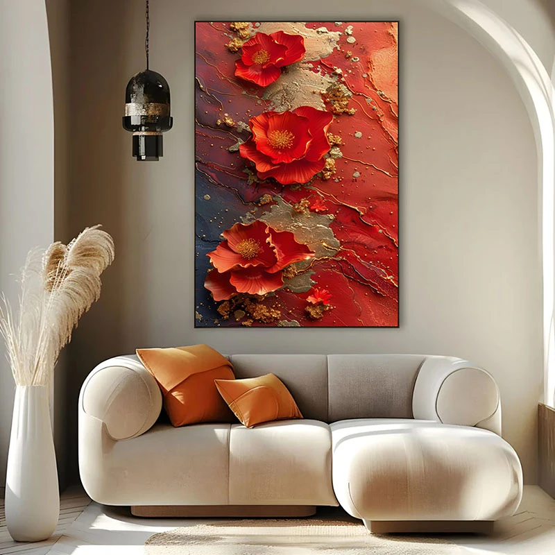 Rauri de Purpura - Tablou cu flori