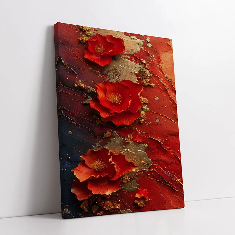 Rauri de Purpura - Tablou cu flori