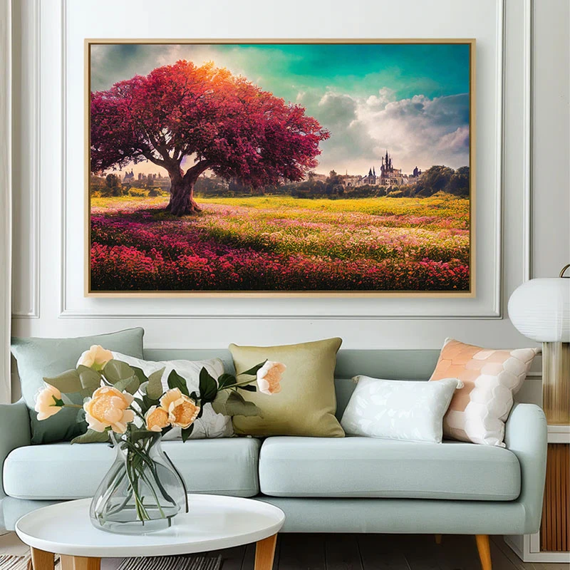 Copacul Rosu - Tablou peisaj