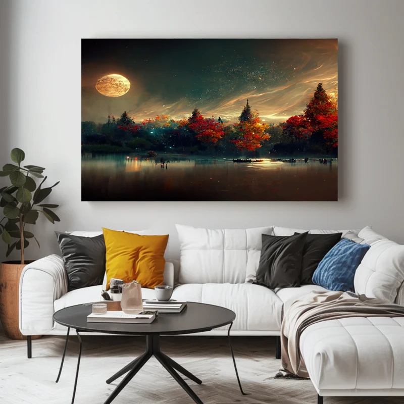 Linistea Noptii - Tablou peisaj