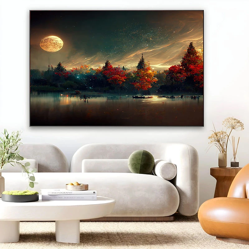 Linistea Noptii - Tablou peisaj