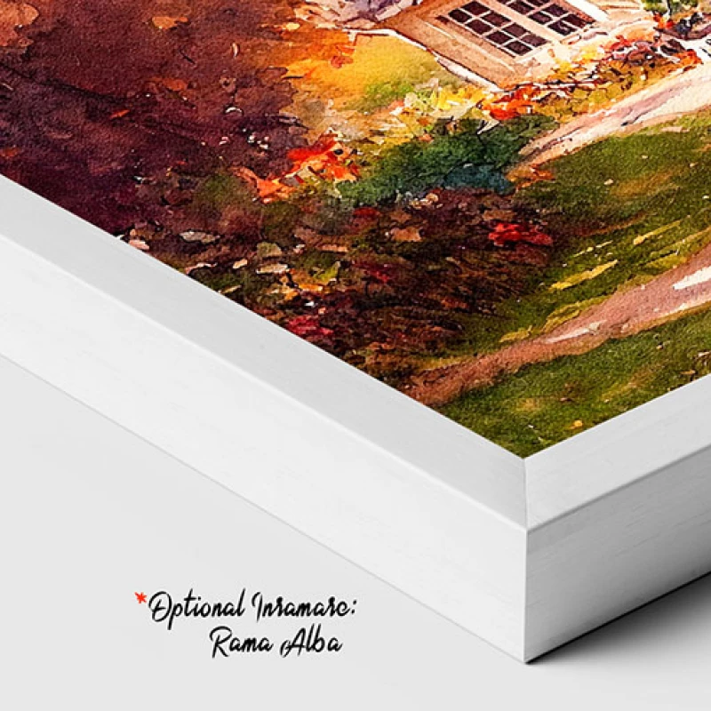 Casuta din padure - Tablou peisaj