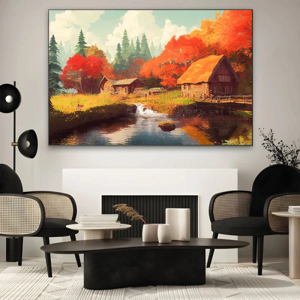 Culori de toamna - Tablou peisaj