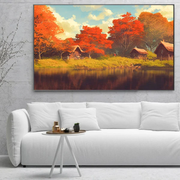 Culori de toamna - Tablou peisaj