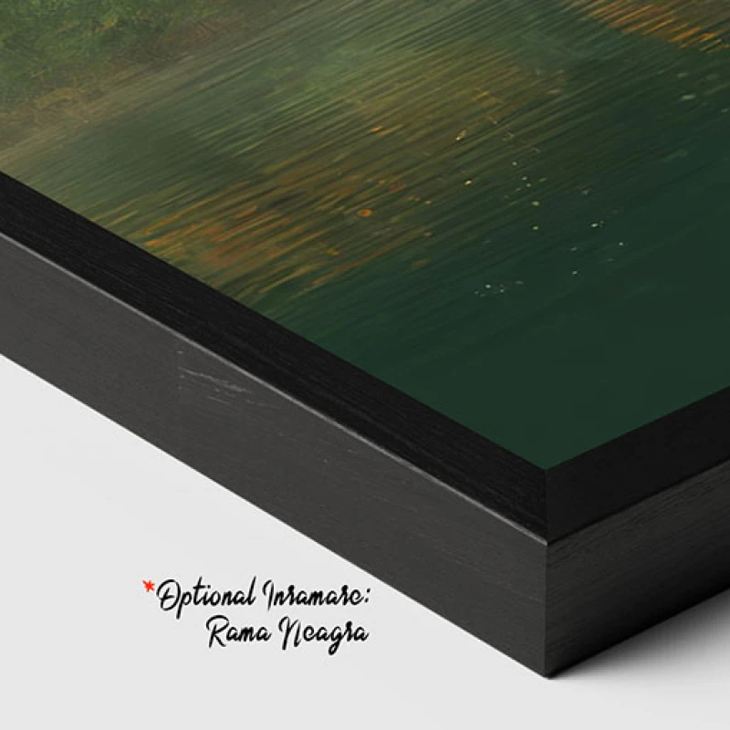 Casuta de pe lac - Tablou peisaj