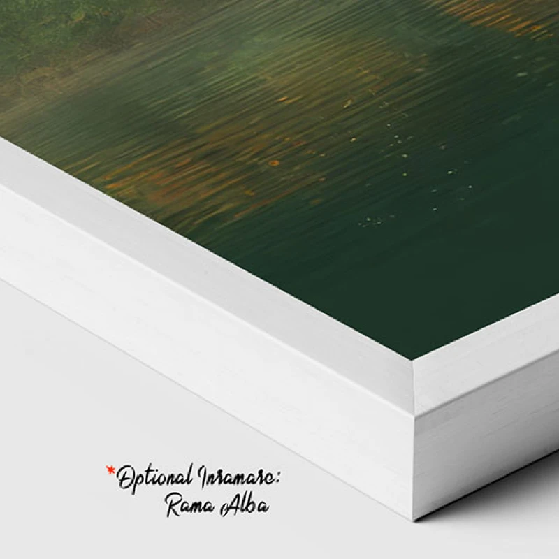 Casuta de pe lac - Tablou peisaj