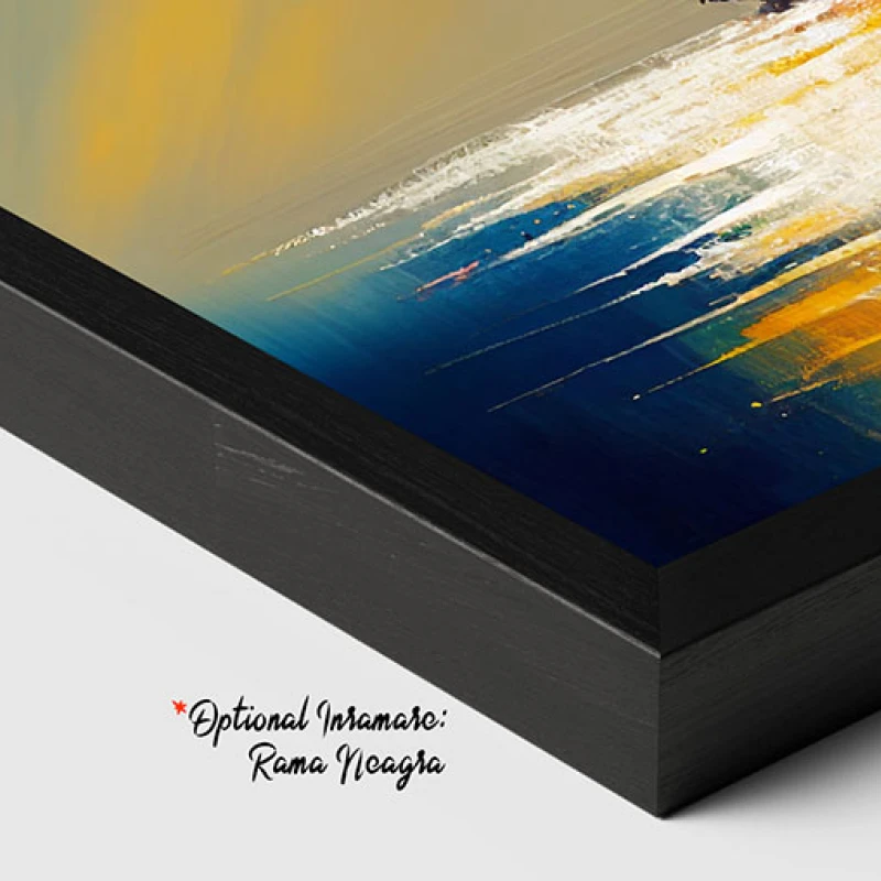 Corabie la mal - Tablou peisaj