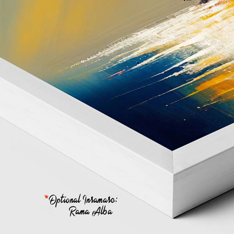 Corabie la mal - Tablou peisaj