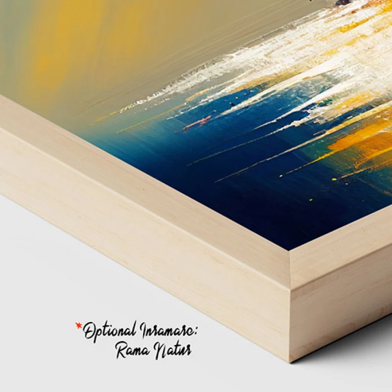 Corabie la mal - Tablou peisaj