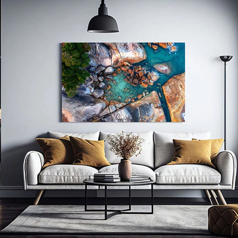 Un mal linistit - Tablou peisaj