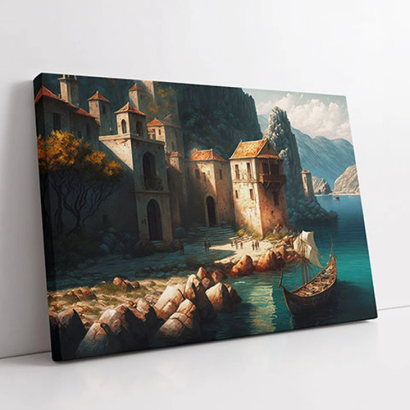 Portul vechi - Tablou peisaj