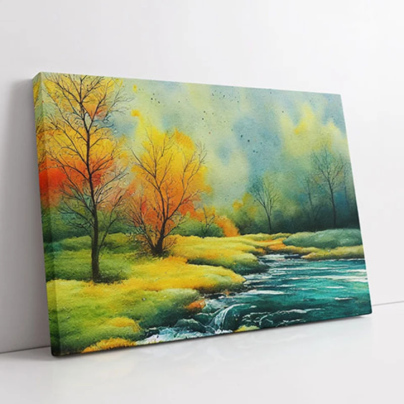 Aproape Iarna - Tablou peisaj