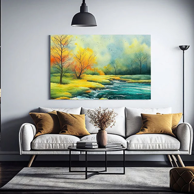 Aproape Iarna - Tablou peisaj