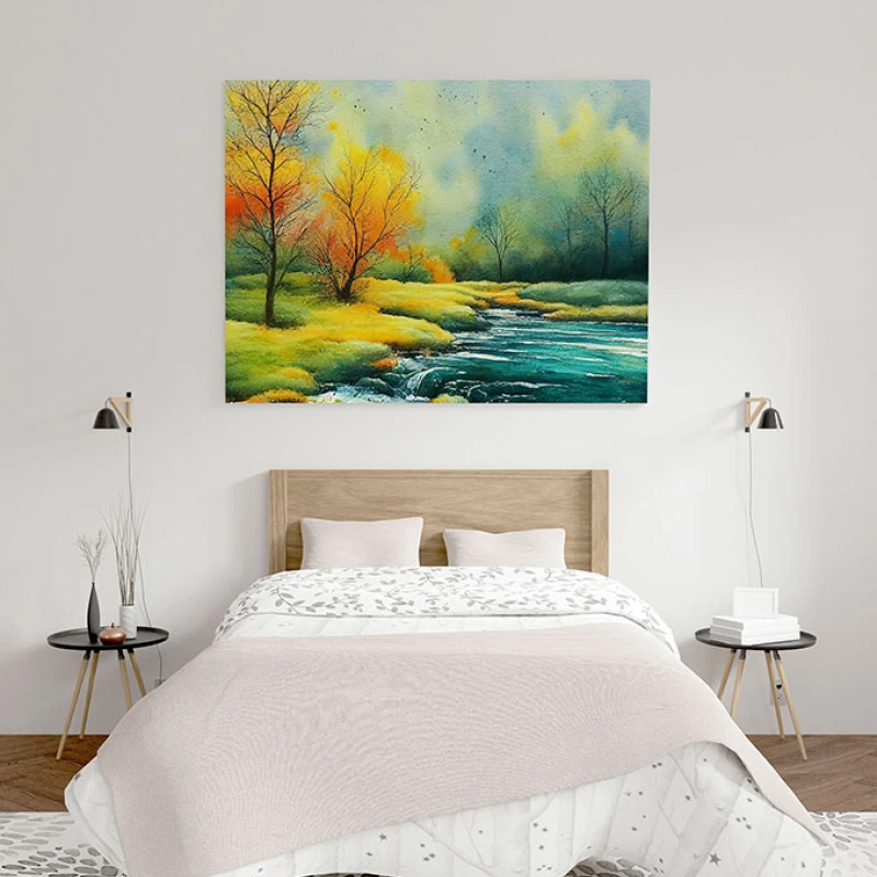 Aproape Iarna - Tablou peisaj