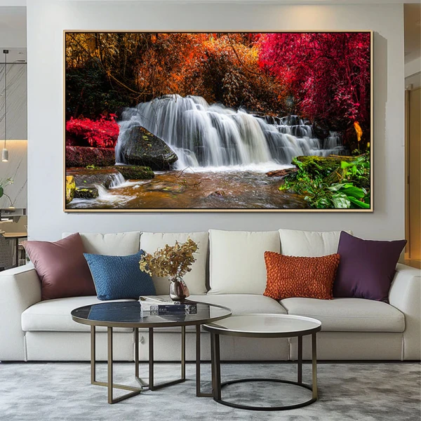 Frunze Multicolore - Tablou peisaj