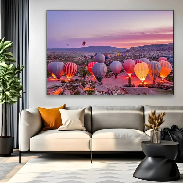 Baloane cu Aer Cald - Tablou peisaj